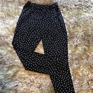 Ann Taylor Polka Dot Ankle Pants